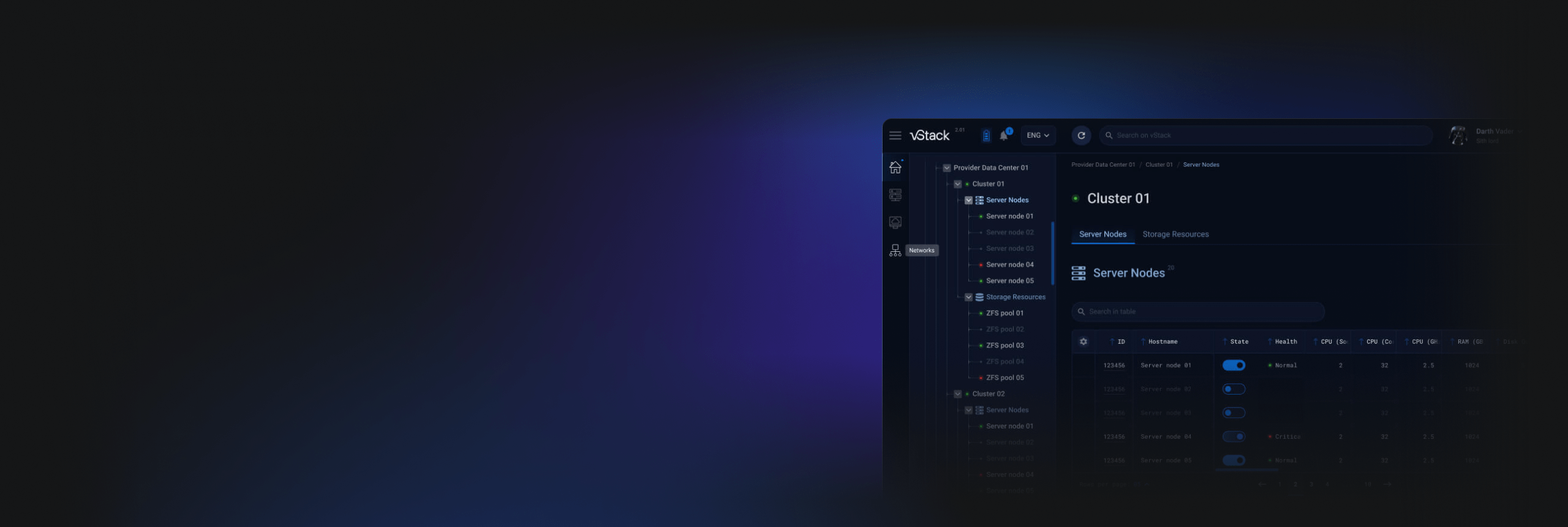 vStack HCP — hyperconverged infrastructure with a managed virtual data center